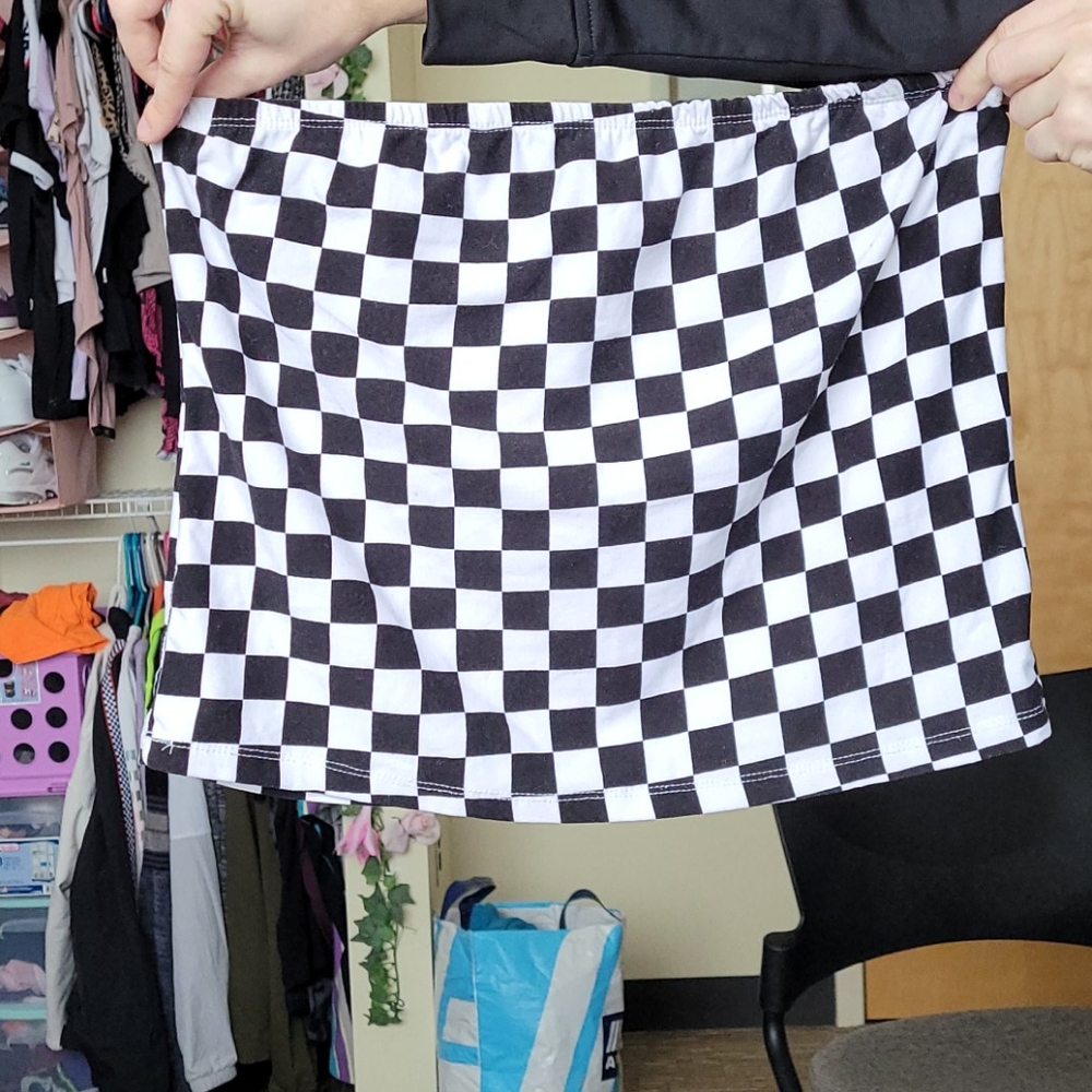 Rue 21 Checkerboard Tube Top